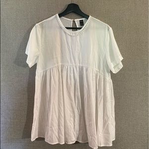 White business casual blouse